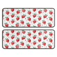 thumbnail image 1 of Kitchen Rugs Sets Of 2,Strawberry Plants Fruit Watercolor Anti Fatigue Kitchen Mat Rugs Non Slip Washable,Decorative Kitchen Floor Mats for Kitchen,Sink,Laundry,17"x47"+17"x47", 1 of 5