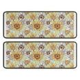 thumbnail image 1 of Kitchen Rugs Sets Of 2,Sunflower Pattern Anti Fatigue Kitchen Mat Rugs Non Slip Washable,Decorative Kitchen Floor Mats for Kitchen,Sink,Laundry,17"x47"+17"x47", 1 of 5