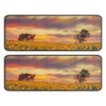 thumbnail image 1 of Kitchen Rugs Sets Of 2,Sunset Sunflower Field Scene Anti Fatigue Kitchen Mat Rugs Non Slip Washable,Decorative Kitchen Floor Mats for Kitchen,Sink,Laundry,17"x47"+17"x47", 1 of 5