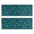 thumbnail image 1 of Kitchen Rugs Sets Of 2,Teal Christmas Star Pattern Anti Fatigue Kitchen Mat Rugs Non Slip Washable,Decorative Kitchen Floor Mats for Kitchen,Sink,Laundry,17"X47", 1 of 5