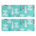thumbnail image 1 of Kitchen Rugs Sets Of 2,Turquoise Christmas Tree Pattern Anti Fatigue Kitchen Mat Rugs Non Slip Washable,Decorative Kitchen Floor Mats for Kitchen,Sink,Laundry,17"X47", 1 of 5