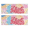 thumbnail image 1 of Kitchen Rugs Sets Of 2,Vibrant Mixed Pioneer Flower Pattern Anti Fatigue Kitchen Mat Rugs Non Slip Washable,Decorative Kitchen Floor Mats for Kitchen,Sink,Laundry,17"X47", 1 of 5