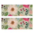 thumbnail image 1 of Kitchen Rugs Sets Of 2,Vibrant Pioneer Flower Pattern Anti Fatigue Kitchen Mat Rugs Non Slip Washable,Decorative Kitchen Floor Mats for Kitchen,Sink,Laundry,17"X47", 1 of 5