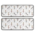 thumbnail image 1 of Kitchen Rugs Sets Of 2,White Ballerina Unicorn Pattern Anti Fatigue Kitchen Mat Rugs Non Slip Washable,Decorative Kitchen Floor Mats for Kitchen,Sink,Laundry,17"x47"+17"x47", 1 of 5