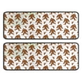 thumbnail image 1 of Kitchen Rugs Sets Of 2,White Bigfoot and Footprint Pattern Anti Fatigue Kitchen Mat Rugs Non Slip Washable,Decorative Kitchen Floor Mats for Kitchen,Sink,Laundry,17"x47"+17"x47", 1 of 5
