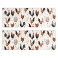 thumbnail image 1 of Kitchen Rugs Sets Of 2,White Chicken Egg Pattern Anti Fatigue Kitchen Mat Rugs Non Slip Washable,Decorative Kitchen Floor Mats for Kitchen,Sink,Laundry,17"X47", 1 of 5