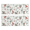 thumbnail image 1 of Kitchen Rugs Sets Of 2,White Christmas Bird and Pine Pattern Anti Fatigue Kitchen Mat Rugs Non Slip Washable,Decorative Kitchen Floor Mats for Kitchen,Sink,Laundry,17"X47", 1 of 5