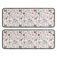 thumbnail image 1 of Kitchen Rugs Sets Of 2,White Christmas Deer and Gift Pattern Anti Fatigue Kitchen Mat Rugs Non Slip Washable,Decorative Kitchen Floor Mats for Kitchen,Sink,Laundry,17"x47"+17"x47", 1 of 5