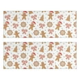 thumbnail image 1 of Kitchen Rugs Sets Of 2,White Christmas Gingerbread Man Pattern Anti Fatigue Kitchen Mat Rugs Non Slip Washable,Decorative Kitchen Floor Mats for Kitchen,Sink,Laundry,17"X47", 1 of 5