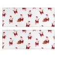 thumbnail image 1 of Kitchen Rugs Sets Of 2,White Christmas Santa Pattern Anti Fatigue Kitchen Mat Rugs Non Slip Washable,Decorative Kitchen Floor Mats for Kitchen,Sink,Laundry,17"X47", 1 of 5