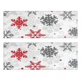 thumbnail image 1 of Kitchen Rugs Sets Of 2,White Christmas Snowflake Pattern Anti Fatigue Kitchen Mat Rugs Non Slip Washable,Decorative Kitchen Floor Mats for Kitchen,Sink,Laundry,17"X47", 1 of 5