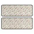 thumbnail image 1 of Kitchen Rugs Sets Of 2,White Christmas Star and Gift Pattern Anti Fatigue Kitchen Mat Rugs Non Slip Washable,Decorative Kitchen Floor Mats for Kitchen,Sink,Laundry,17"x47"+17"x47", 1 of 5