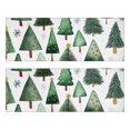 thumbnail image 1 of Kitchen Rugs Sets Of 2,White Christmas Tree Pattern Anti Fatigue Kitchen Mat Rugs Non Slip Washable,Decorative Kitchen Floor Mats for Kitchen,Sink,Laundry,17"X47", 1 of 5