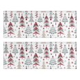 thumbnail image 1 of Kitchen Rugs Sets Of 2,White Christmas Tree Pattern Anti Fatigue Kitchen Mat Rugs Non Slip Washable,Decorative Kitchen Floor Mats for Kitchen,Sink,Laundry,17"X47", 1 of 5