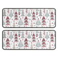 thumbnail image 1 of Kitchen Rugs Sets Of 2,White Christmas Tree Pattern Anti Fatigue Kitchen Mat Rugs Non Slip Washable,Decorative Kitchen Floor Mats for Kitchen,Sink,Laundry,17"x47"+17"x47", 1 of 5