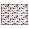 thumbnail image 1 of Kitchen Rugs Sets Of 2,White Cow Black Spot Geometric Pattern Anti Fatigue Kitchen Mat Rugs Non Slip Washable,Decorative Kitchen Floor Mats for Kitchen,Sink,Laundry,17"x47"+17"x47", 1 of 5