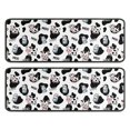 thumbnail image 1 of Kitchen Rugs Sets Of 2,White Cow Black Spot Milk Pattern Anti Fatigue Kitchen Mat Rugs Non Slip Washable,Decorative Kitchen Floor Mats for Kitchen,Sink,Laundry,17"x47"+17"x47", 1 of 5
