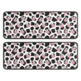 thumbnail image 1 of Kitchen Rugs Sets Of 2,White Cow Black Spot Pattern Anti Fatigue Kitchen Mat Rugs Non Slip Washable,Decorative Kitchen Floor Mats for Kitchen,Sink,Laundry,17"x47"+17"x47", 1 of 5
