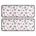 thumbnail image 1 of Kitchen Rugs Sets Of 2,White Cow Bow Pattern Anti Fatigue Kitchen Mat Rugs Non Slip Washable,Decorative Kitchen Floor Mats for Kitchen,Sink,Laundry,17"x47"+17"x47", 1 of 5
