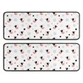 thumbnail image 1 of Kitchen Rugs Sets Of 2,White Cow Cow Head Pattern Anti Fatigue Kitchen Mat Rugs Non Slip Washable,Decorative Kitchen Floor Mats for Kitchen,Sink,Laundry,17"x47"+17"x47", 1 of 5