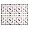 thumbnail image 1 of Kitchen Rugs Sets Of 2,White Cow Dot Pattern Anti Fatigue Kitchen Mat Rugs Non Slip Washable,Decorative Kitchen Floor Mats for Kitchen,Sink,Laundry,17"x47"+17"x47", 1 of 5