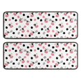 thumbnail image 1 of Kitchen Rugs Sets Of 2,White Cow Dot Pattern Anti Fatigue Kitchen Mat Rugs Non Slip Washable,Decorative Kitchen Floor Mats for Kitchen,Sink,Laundry,17"x47"+17"x47", 1 of 5