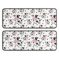 thumbnail image 1 of Kitchen Rugs Sets Of 2,White Cow Family Spot Pattern Anti Fatigue Kitchen Mat Rugs Non Slip Washable,Decorative Kitchen Floor Mats for Kitchen,Sink,Laundry,17"x47"+17"x47", 1 of 5