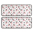 thumbnail image 1 of Kitchen Rugs Sets Of 2,White Cow Head Dot Pattern Anti Fatigue Kitchen Mat Rugs Non Slip Washable,Decorative Kitchen Floor Mats for Kitchen,Sink,Laundry,17"x47"+17"x47", 1 of 5