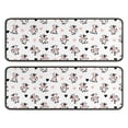 thumbnail image 1 of Kitchen Rugs Sets Of 2,White Cow Heart Pattern Anti Fatigue Kitchen Mat Rugs Non Slip Washable,Decorative Kitchen Floor Mats for Kitchen,Sink,Laundry,17"x47"+17"x47", 1 of 5