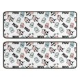 thumbnail image 1 of Kitchen Rugs Sets Of 2,White Cow Milk Moo Pattern Anti Fatigue Kitchen Mat Rugs Non Slip Washable,Decorative Kitchen Floor Mats for Kitchen,Sink,Laundry,17"x47"+17"x47", 1 of 5