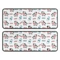 thumbnail image 1 of Kitchen Rugs Sets Of 2,White Cow Milk Pattern Anti Fatigue Kitchen Mat Rugs Non Slip Washable,Decorative Kitchen Floor Mats for Kitchen,Sink,Laundry,17"x47"+17"x47", 1 of 5