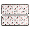 thumbnail image 1 of Kitchen Rugs Sets Of 2,White Cow Moo Pattern Anti Fatigue Kitchen Mat Rugs Non Slip Washable,Decorative Kitchen Floor Mats for Kitchen,Sink,Laundry,17"x47"+17"x47", 1 of 5