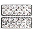 thumbnail image 1 of Kitchen Rugs Sets Of 2,White Cow Moo Pattern Anti Fatigue Kitchen Mat Rugs Non Slip Washable,Decorative Kitchen Floor Mats for Kitchen,Sink,Laundry,17"x47"+17"x47", 1 of 5