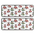 thumbnail image 1 of Kitchen Rugs Sets Of 2,White Cow Scarf Bow Pattern Anti Fatigue Kitchen Mat Rugs Non Slip Washable,Decorative Kitchen Floor Mats for Kitchen,Sink,Laundry,17"x47"+17"x47", 1 of 5