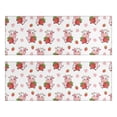 thumbnail image 1 of Kitchen Rugs Sets Of 2,White Cow Strawberry Cow Pattern Anti Fatigue Kitchen Mat Rugs Non Slip Washable,Decorative Kitchen Floor Mats for Kitchen,Sink,Laundry,17"X47", 1 of 5