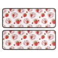 thumbnail image 1 of Kitchen Rugs Sets Of 2,White Cow Strawberry Love Pattern Anti Fatigue Kitchen Mat Rugs Non Slip Washable,Decorative Kitchen Floor Mats for Kitchen,Sink,Laundry,17"x47"+17"x47", 1 of 5