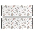 thumbnail image 1 of Kitchen Rugs Sets Of 2,White Fairy Castle Pattern Anti Fatigue Kitchen Mat Rugs Non Slip Washable,Decorative Kitchen Floor Mats for Kitchen,Sink,Laundry,17"x47"+17"x47", 1 of 5