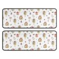 thumbnail image 1 of Kitchen Rugs Sets Of 2,White Fairy Cottage Princess Pattern Anti Fatigue Kitchen Mat Rugs Non Slip Washable,Decorative Kitchen Floor Mats for Kitchen,Sink,Laundry,17"x47"+17"x47", 1 of 5