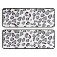 thumbnail image 1 of Kitchen Rugs Sets Of 2,White and Gray Of Leopard Print Anti Fatigue Kitchen Mat Rugs Non Slip Washable,Decorative Kitchen Floor Mats for Kitchen,Sink,Laundry,17"x47"+17"x47", 1 of 5