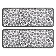 thumbnail image 1 of Kitchen Rugs Sets Of 2,White and Gray Of Leopard Print Anti Fatigue Kitchen Mat Rugs Non Slip Washable,Decorative Kitchen Floor Mats for Kitchen,Sink,Laundry,17"x47"+17"x47", 1 of 5