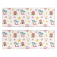 thumbnail image 1 of Kitchen Rugs Sets Of 2,White Mermaid Pattern Anti Fatigue Kitchen Mat Rugs Non Slip Washable,Decorative Kitchen Floor Mats for Kitchen,Sink,Laundry,17"X47", 1 of 5