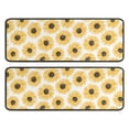 thumbnail image 1 of Kitchen Rugs Sets Of 2,White Yellow Sunflower Pattern Anti Fatigue Kitchen Mat Rugs Non Slip Washable,Decorative Kitchen Floor Mats for Kitchen,Sink,Laundry,17"x47"+17"x47", 1 of 5