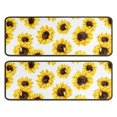 thumbnail image 1 of Kitchen Rugs Sets Of 2,White Yellow Sunflower Pattern Anti Fatigue Kitchen Mat Rugs Non Slip Washable,Decorative Kitchen Floor Mats for Kitchen,Sink,Laundry,17"x47"+17"x47", 1 of 5
