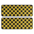 thumbnail image 1 of Kitchen Rugs Sets Of 2,Yellow and Black Checkerboard Checkered Pattern Anti Fatigue Kitchen Mat Rugs Non Slip Washable,Decorative Kitchen Floor Mats for Kitchen,Sink,Laundry,17"x47"+17"x47", 1 of 5