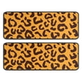 thumbnail image 1 of Kitchen Rugs Sets Of 2,Yellow and Black Of Leopard Print Anti Fatigue Kitchen Mat Rugs Non Slip Washable,Decorative Kitchen Floor Mats for Kitchen,Sink,Laundry,17"x47"+17"x47", 1 of 5