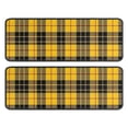 thumbnail image 1 of Kitchen Rugs Sets Of 2,Yellow Black and Red Checkerboard Checkered Pattern Anti Fatigue Kitchen Mat Rugs Non Slip Washable,Decorative Kitchen Floor Mats for Kitchen,Sink,Laundry,17"x47"+17"x47", 1 of 5