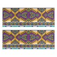 thumbnail image 1 of Kitchen Rugs Sets Of 2,Yellow Geometric Boho Pattern Anti Fatigue Kitchen Mat Rugs Non Slip Washable,Decorative Kitchen Floor Mats for Kitchen,Sink,Laundry,17"X47", 1 of 5