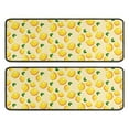 thumbnail image 1 of Kitchen Rugs Sets Of 2,Yellow Lemon Fruit Dots LightYellow Pattern Anti Fatigue Kitchen Mat Rugs Non Slip Washable,Decorative Kitchen Floor Mats for Kitchen,Sink,Laundry,17"x47"+17"x47", 1 of 5