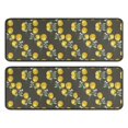 thumbnail image 1 of Kitchen Rugs Sets Of 2,Yellow Lemon Fruit Flowers Anti Fatigue Kitchen Mat Rugs Non Slip Washable,Decorative Kitchen Floor Mats for Kitchen,Sink,Laundry,17"x47"+17"x47", 1 of 5