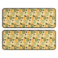 thumbnail image 1 of Kitchen Rugs Sets Of 2,Yellow Lemon Fruit Mixed Fruits Yellow Pattern Anti Fatigue Kitchen Mat Rugs Non Slip Washable,Decorative Kitchen Floor Mats for Kitchen,Sink,Laundry,17"x47"+17"x47", 1 of 5